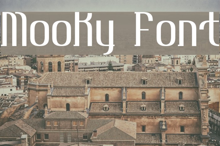 Mooky Font examples