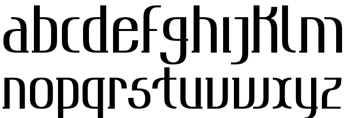 Mooky Font LOWERCASE
