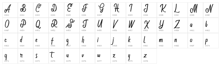 Moolland FREE Character Map