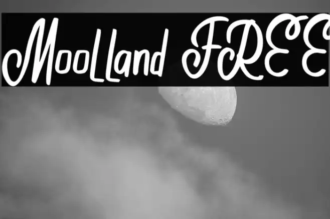 Moolland FREE Font examples