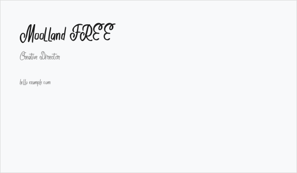 Moolland FREE Business Card