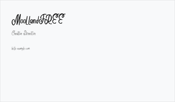 MoollandFREE Business Card