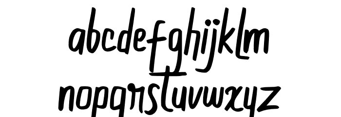 MoollandFREE Font LOWERCASE