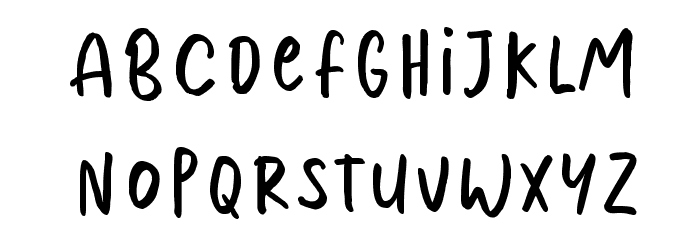 Moolrys Font LOWERCASE