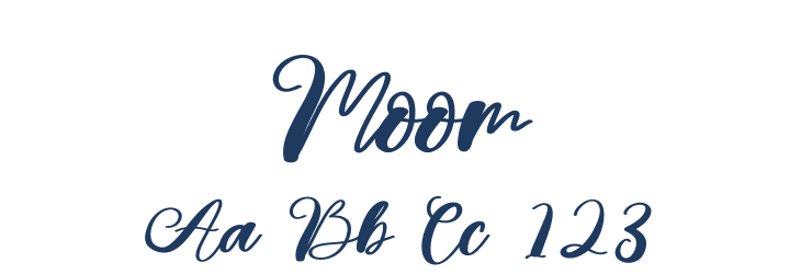 Moom Font Preview