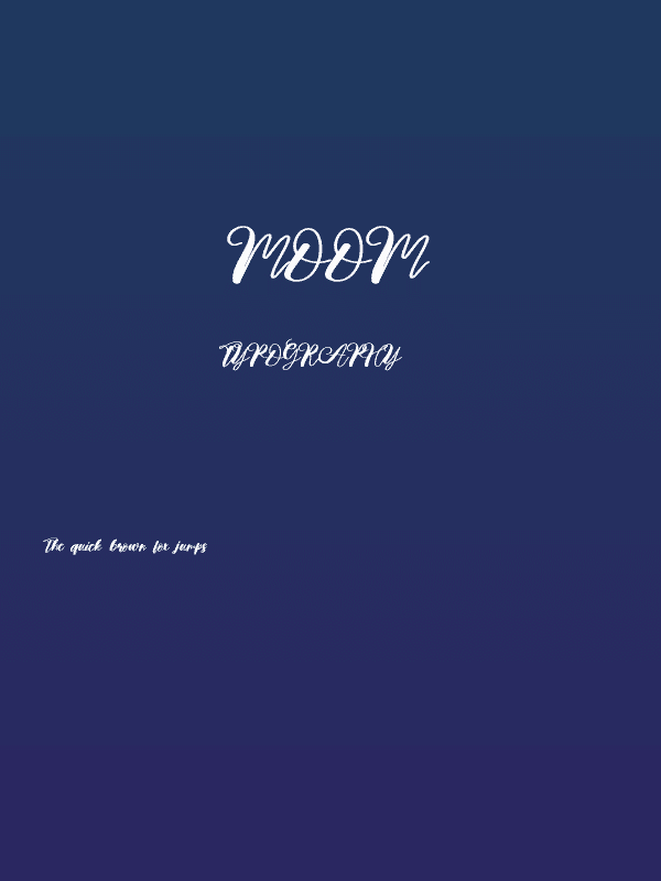 Moom Poster