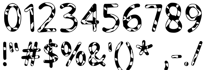 Moomilk Regular Font OTHER CHARS