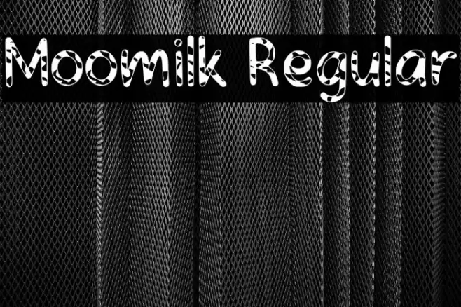 Moomilk Regular フォント examples
