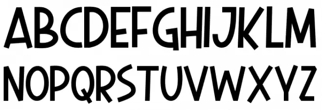 Moomycraft Font UPPERCASE