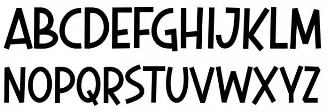Moomycraft Schriftart Groß