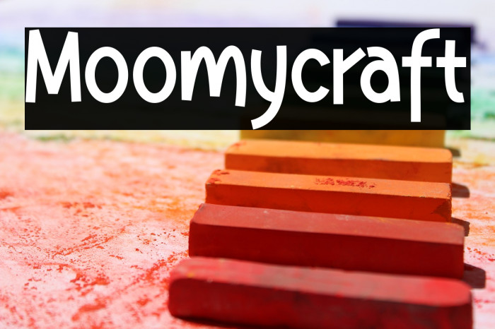Moomycraft Font examples