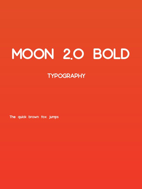 Moon 2.0 Bold Poster
