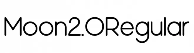 Moon 2.0 Regular  Fuentes Gratis Descargar