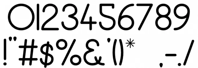 Moon 2.0 Regular Font OTHER CHARS