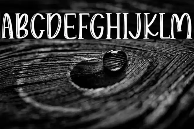 Moon Charming Slab Demo Font examples