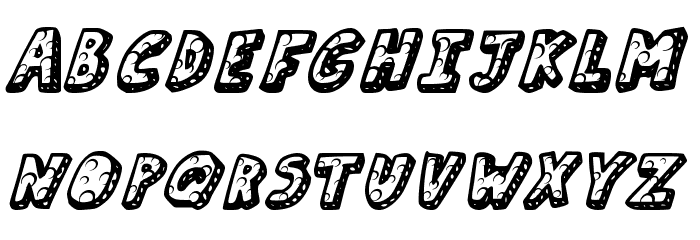 Moon Cheese Regular Font LOWERCASE