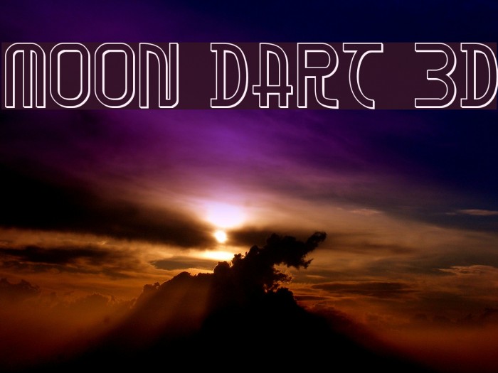 Moon Dart 3D Fuentes examples