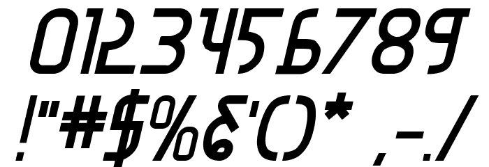 Moon Dart Bold Italic Fuentes OTROS CHARS