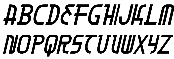 Moon Dart Bold Italic Fuentes MINÚSCULAS