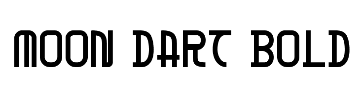 Moon Dart Bold  font caratteri gratis
