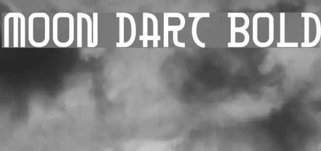 Moon Dart Bold Font examples