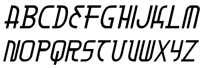 Moon Dart Italic Font LOWERCASE