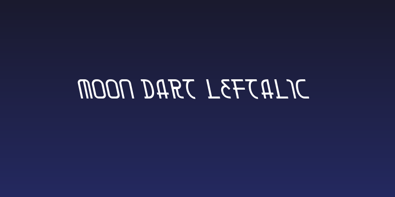 Moon Dart Leftalic Social Header