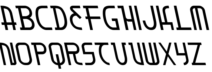 Moon Dart Leftalic Schriftart Kleinbuchstaben