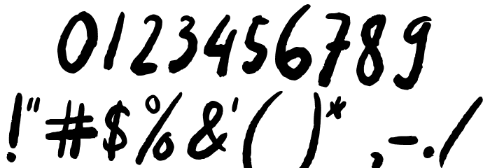 Moon Earth Font OTHER CHARS
