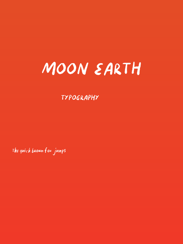 Moon Earth Poster