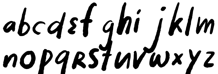 Moon Earth Font LOWERCASE