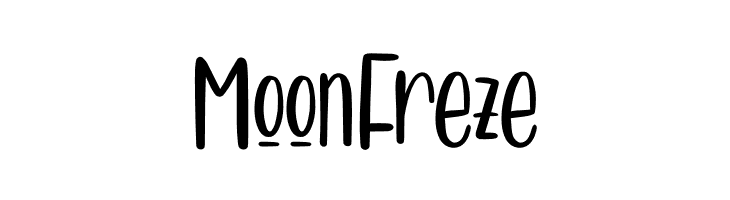 Moon Freze  Frei Schriftart Herunterladen