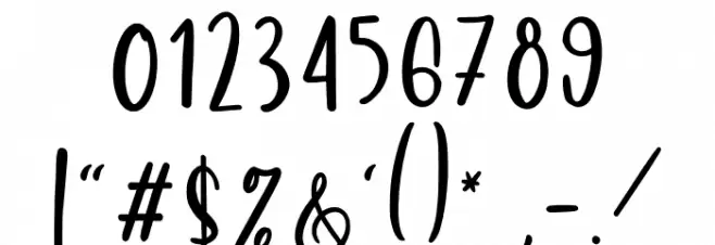 Moon Freze Font OTHER CHARS