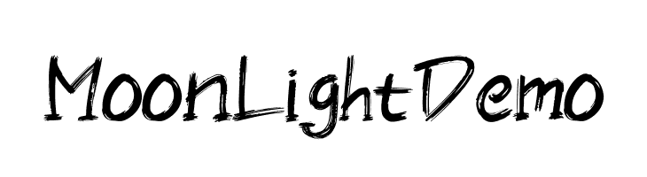 Moon Light Demo  Frei Schriftart Herunterladen