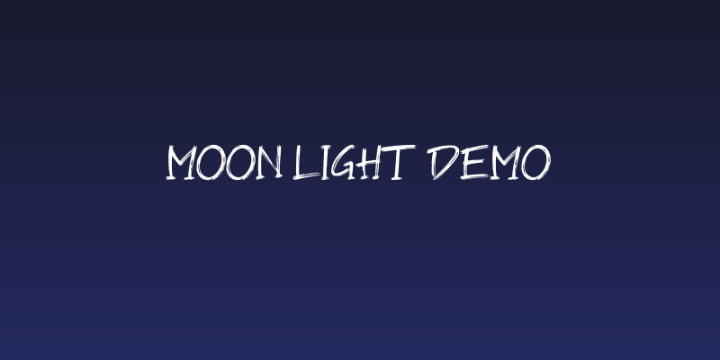 Moon Light Demo Social Header