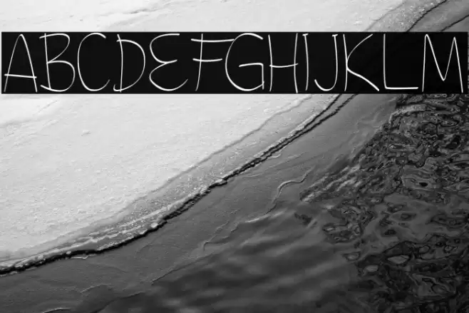 Moon Light Font examples