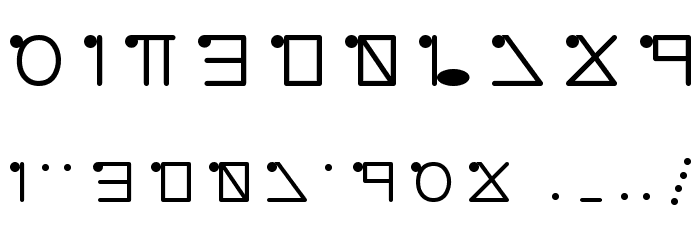 Moon Maths x Font OTHER CHARS