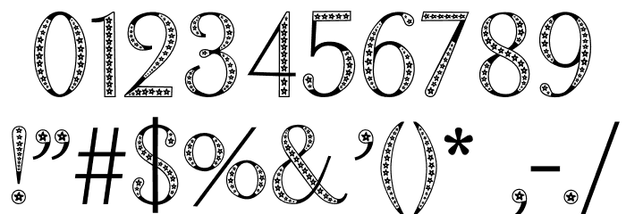 Moon Night Font OTHER CHARS