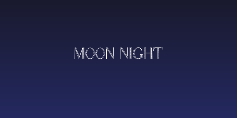 Moon Night Social Header