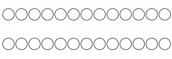 Moon-Phases Schriftart Groß