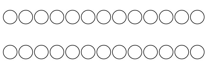Moon-Phases Font LOWERCASE