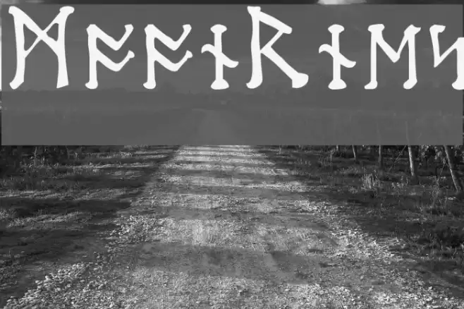 Moon-Runes Font examples