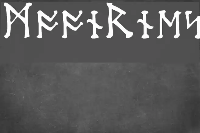 Moon-Runes Font examples