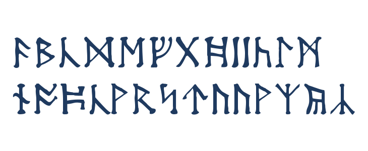 Moon-Runes Lowercase