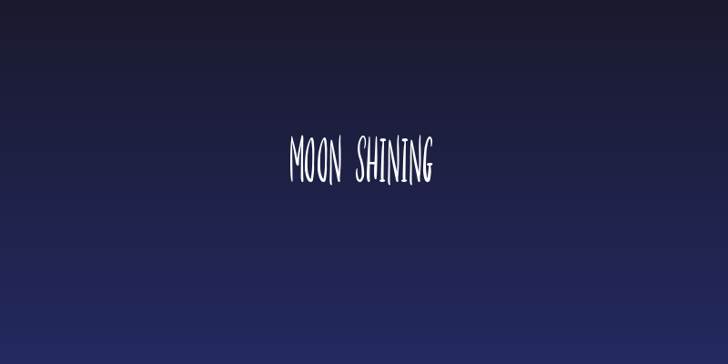 Moon Shining Social Header