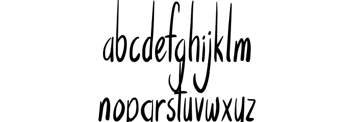 Moon Shining Font LOWERCASE