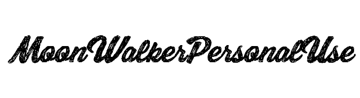 Moon Walker Personal Use  font caratteri gratis