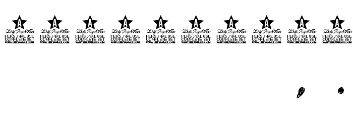 Moon Walker Personal Use Font OTHER CHARS