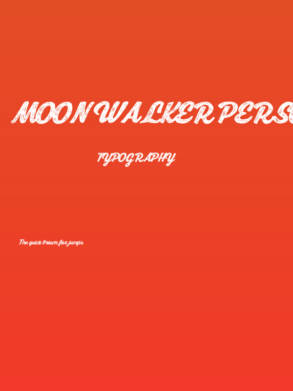 Moon Walker Personal Use Poster