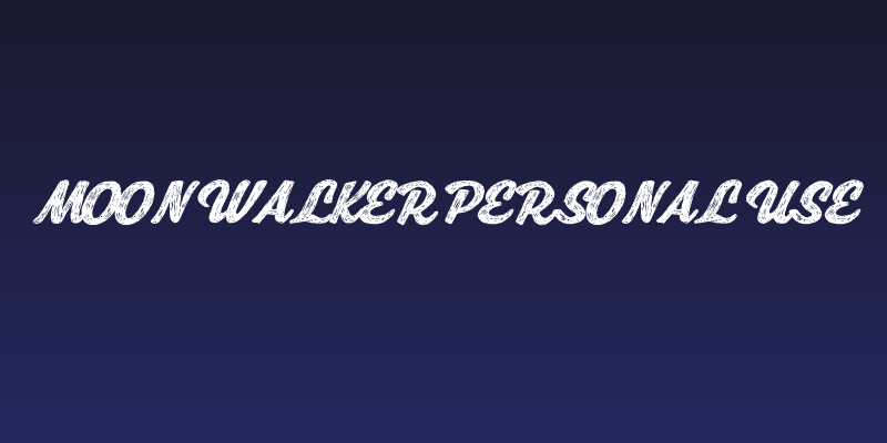Moon Walker Personal Use Social Header